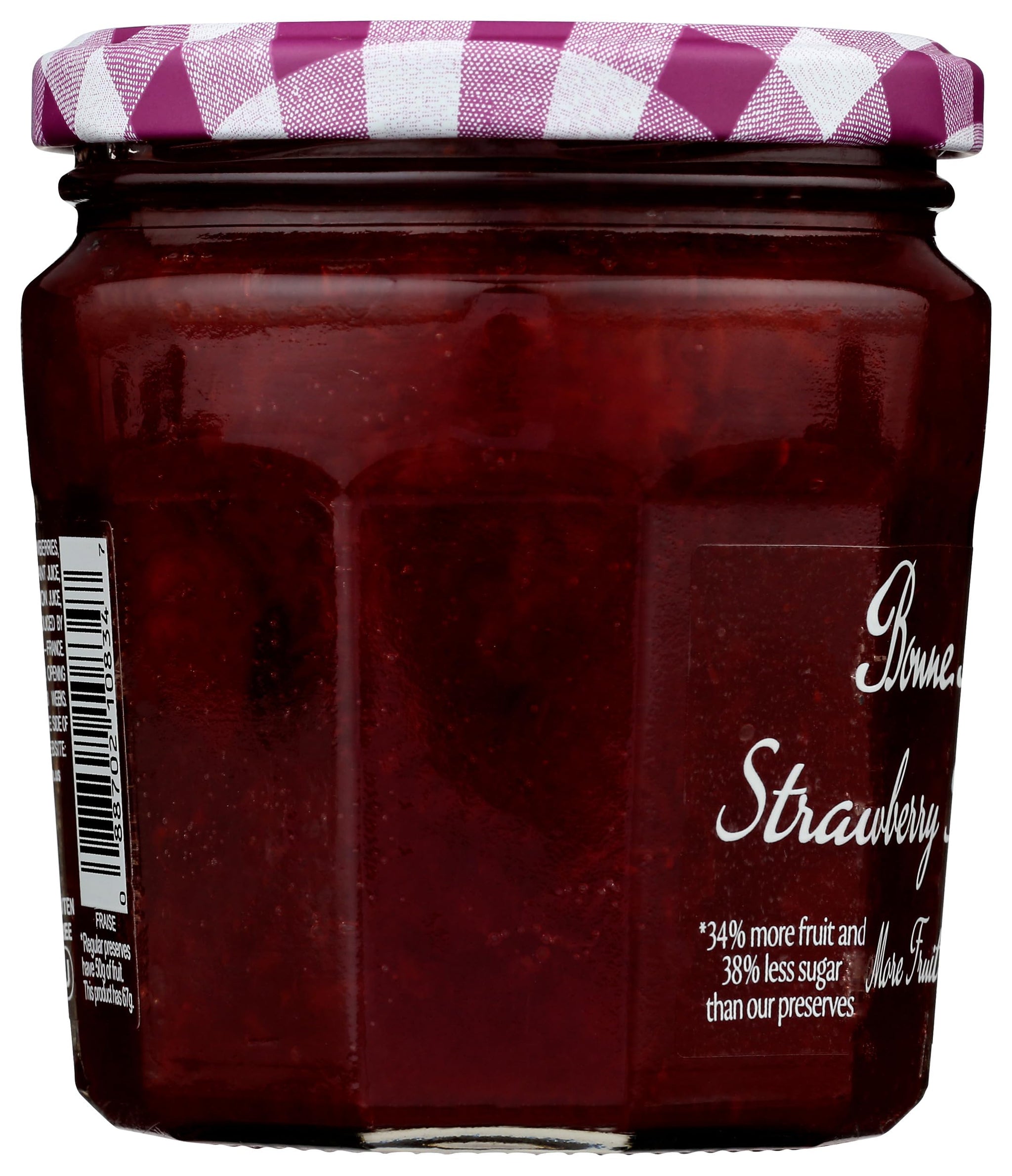 Bonne Maman, Fruit Spread Strawberry More Fruit Less Sugar, 11.8 Ounce