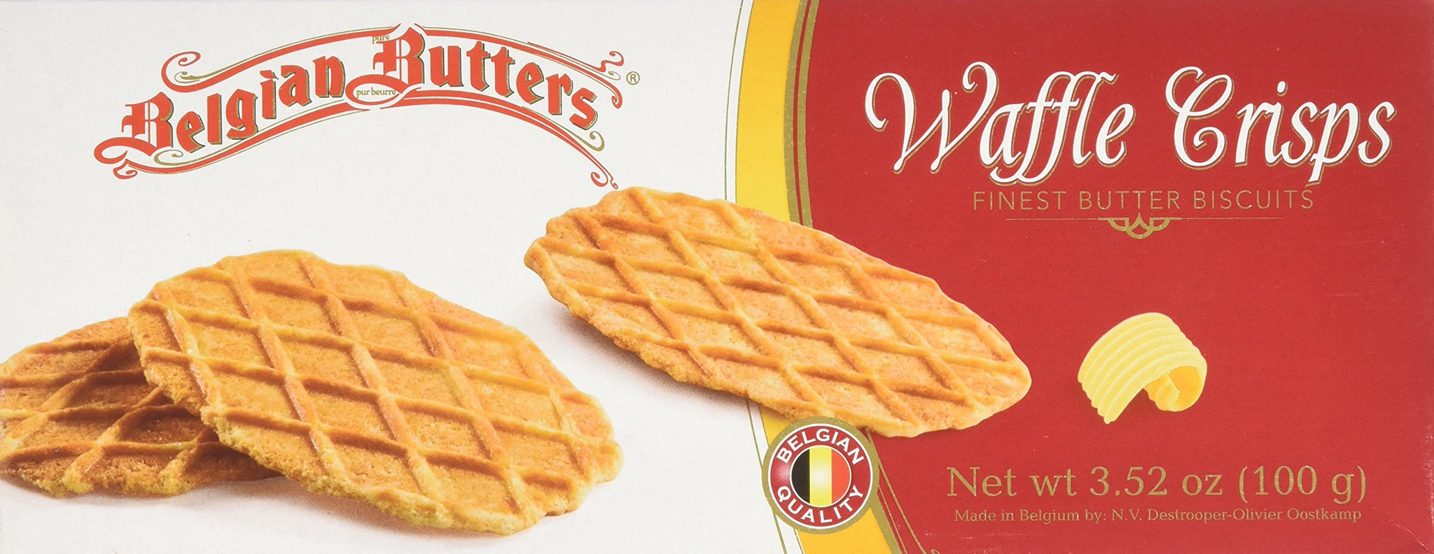 Belgian Butters Waffle Crisps, 3.5 oz