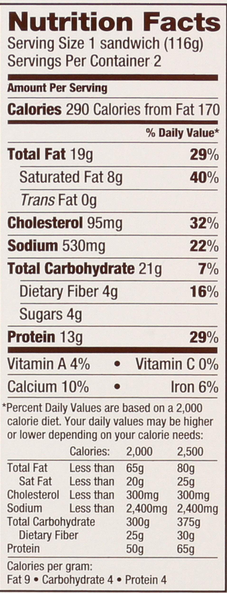 Udi's Gluten Free Sausage, Egg, and Cheese Breakfast Sandwich, 2 ct (frozen)