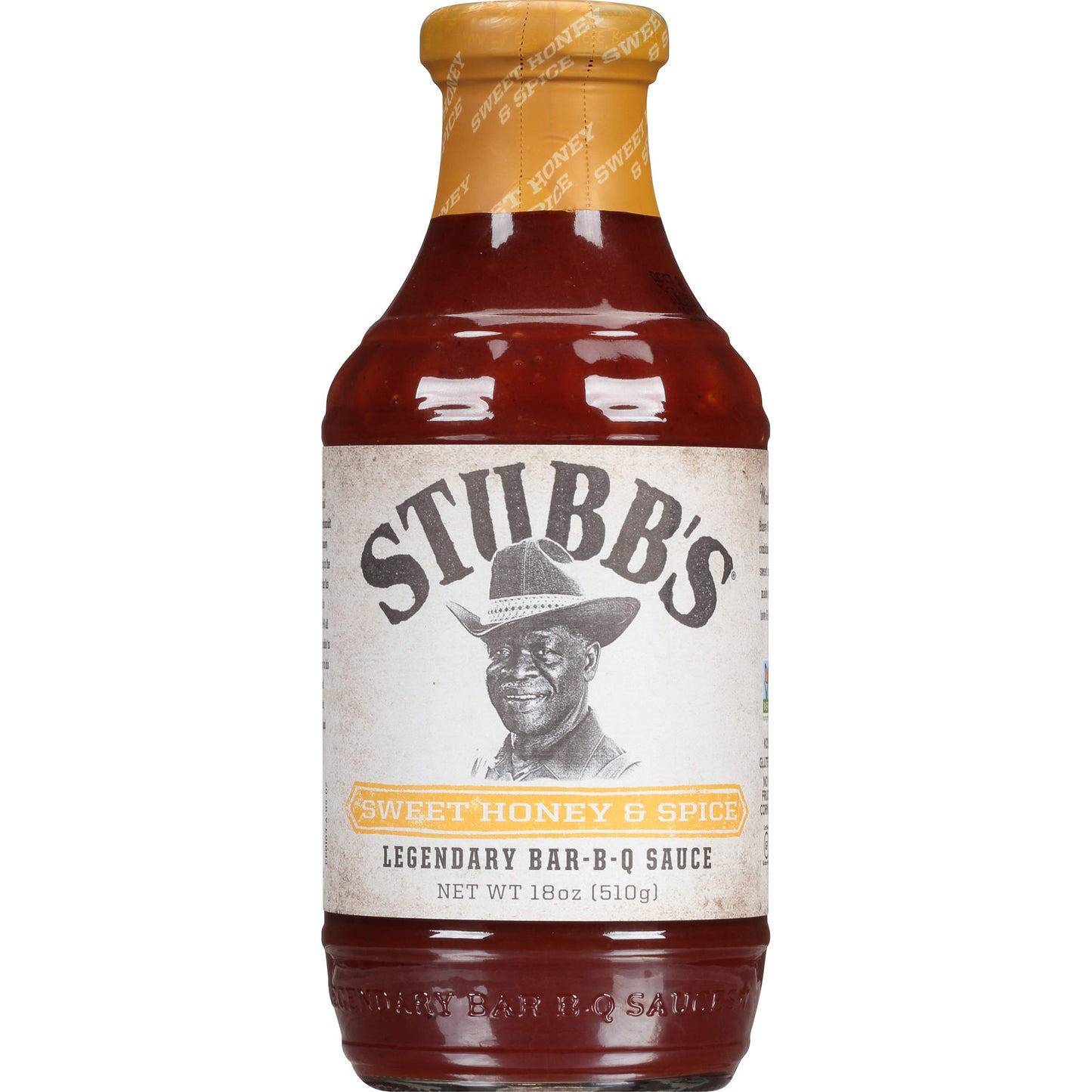 Stubb's Sweet Honey & Spice Legendary Bar-B-Q Sauce, 18 OZ