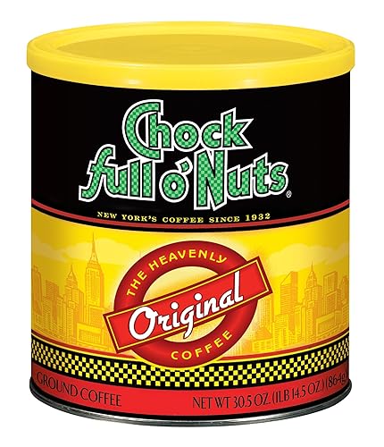 Chock Full O Nuts Coffee, Original Blend Ground, 30.5 Ounce