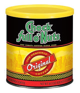Chock Full O Nuts Coffee, Original Blend Ground, 30.5 Ounce