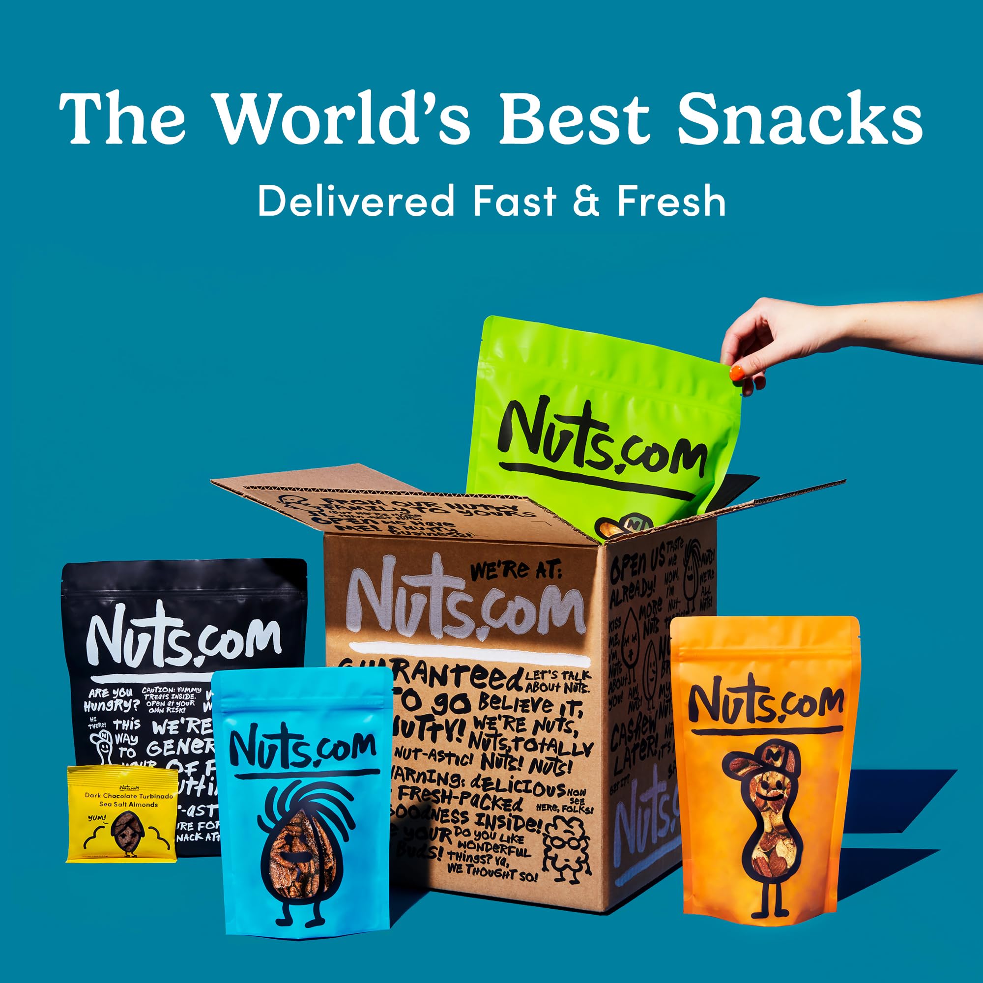 Nuts.com - Organic Pumpkin Seeds - 2 Lb Bag, No Shell Pumpkin Seeds Organic, Healthy Snack for Adults & Kids, Rich in Protein, Fiber, Calcium
