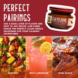 Cayenne - Louisiana Pepper Exchange - Fresh Pepper Replacement (Cayenne Pepper Puree) 2 Jars - Plant-Based, Gluten-Free. Replace Fresh Pepper