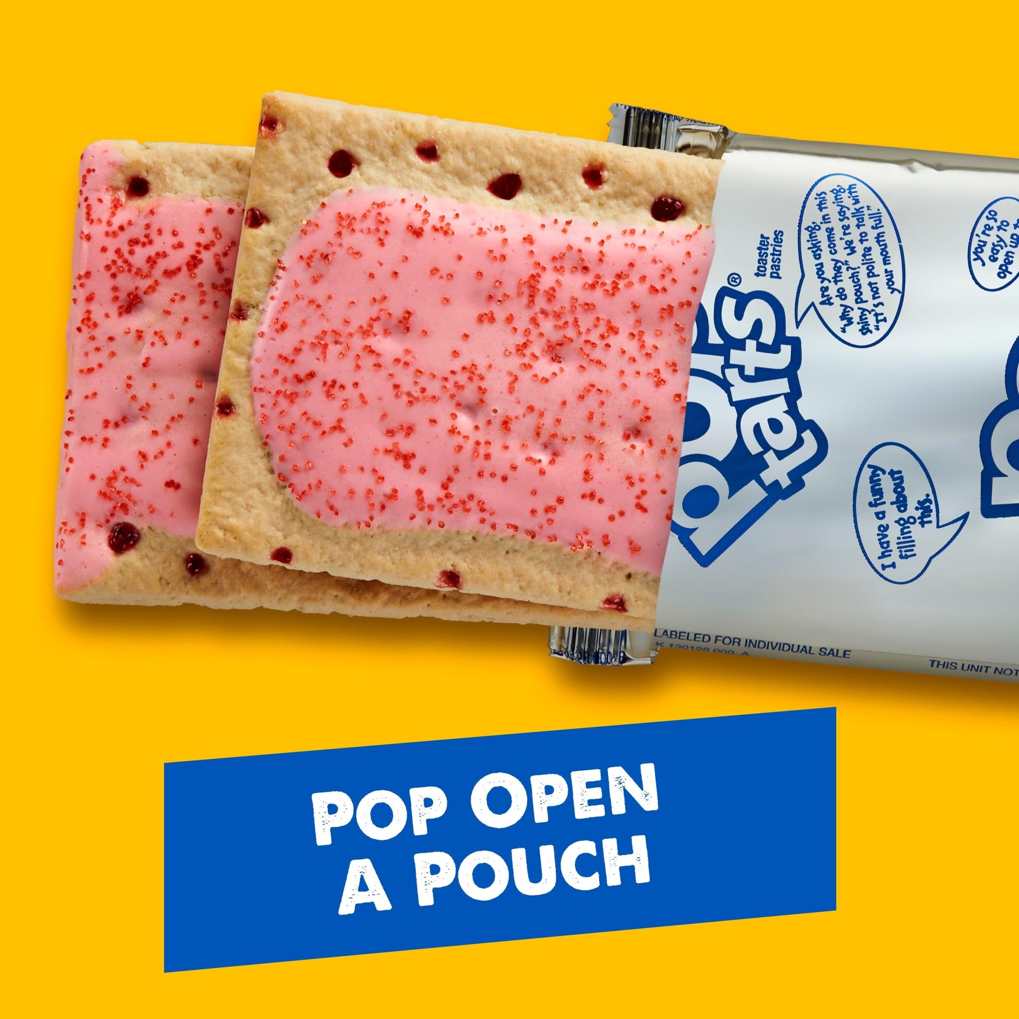 Pop-Tarts Toaster Pastries, Breakfast Foods, Kids Snacks, Frosted Cherry, 13.5oz Box (8 Pop-Tarts)