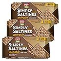 Only Kosher Candy Simply Saltines Whole Wheat Crackers, Crunchy Oven Baked Kosher Parve Non-GMO, No Artificial Flavor and Color Contain 8 Stay Fresh