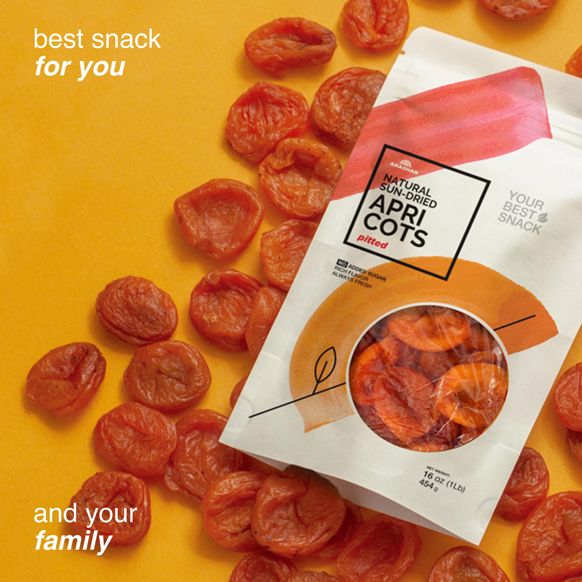 Arashan Apricots - Delicious Dried Apricot Fruit, MOST Delectable Dry Apricot In The World! Grown In The Ferghana Valley In Kyrgyzstan - Apricots