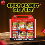 ASS KICKIN’ Spicy Hot Peanuts - Variety Pack 4.25oz 6 Pack - Ultimate Spicy Gourmet Gift Peanuts - Try if you dare!