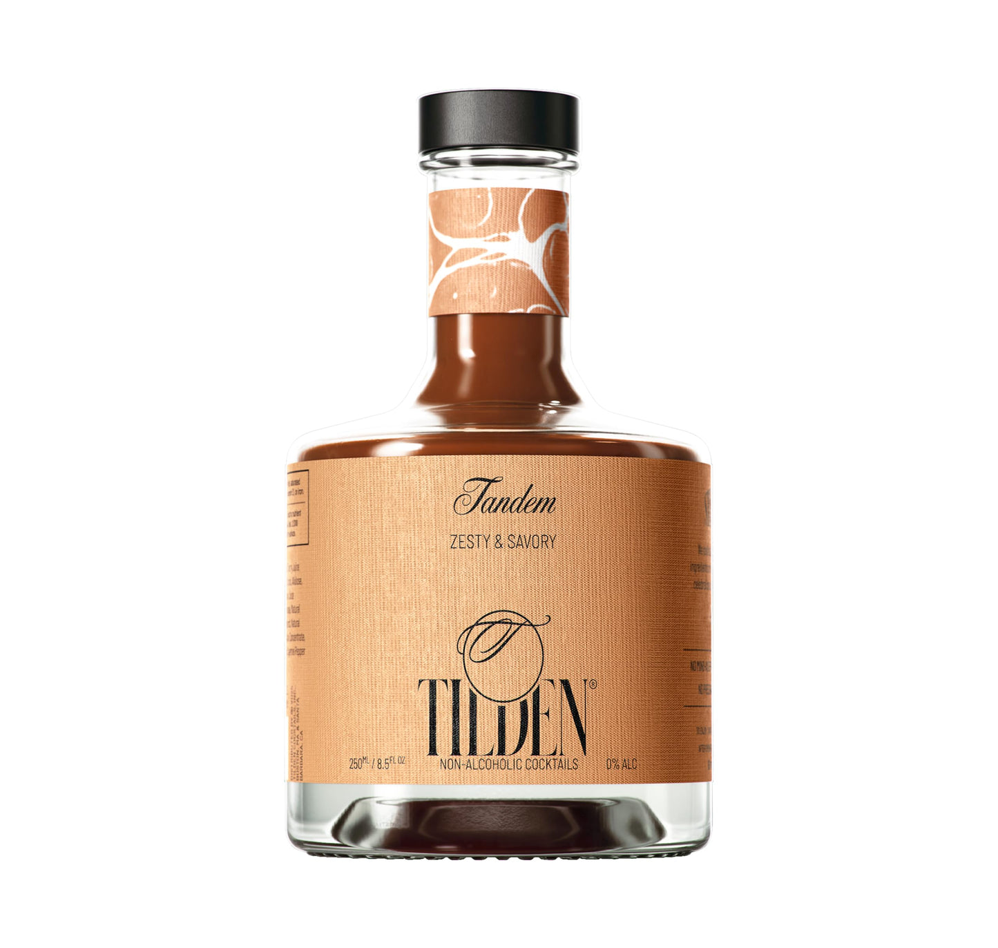 Tilden Cocktails Tandem, Multi Award Winning Non-Alcoholic Cocktail, Vegan and No Sugar Added, Tart Cherry, Bitter Orange, American Oak, 250ml