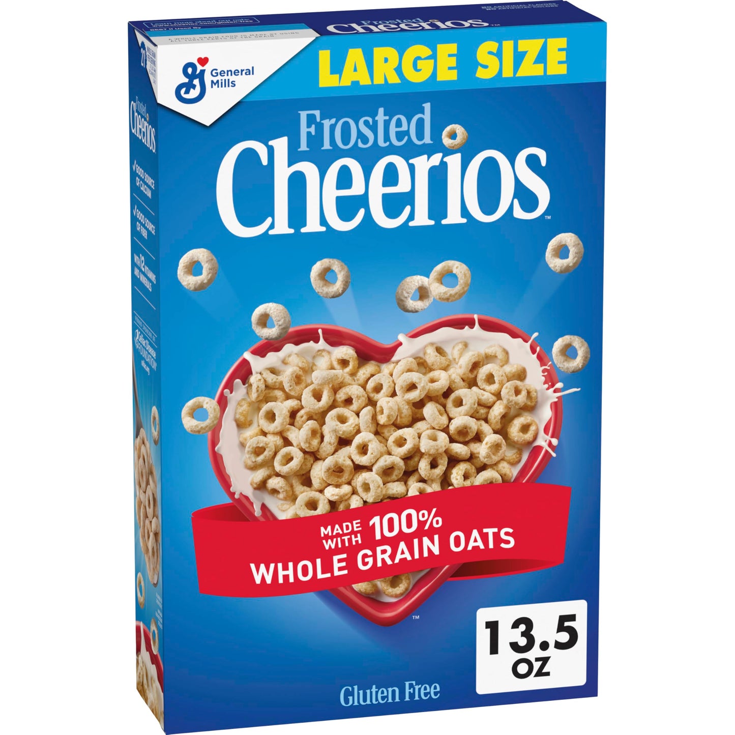 Frosted Cheerios, Heart Healthy Cereal, Large Size, 13.5 oz