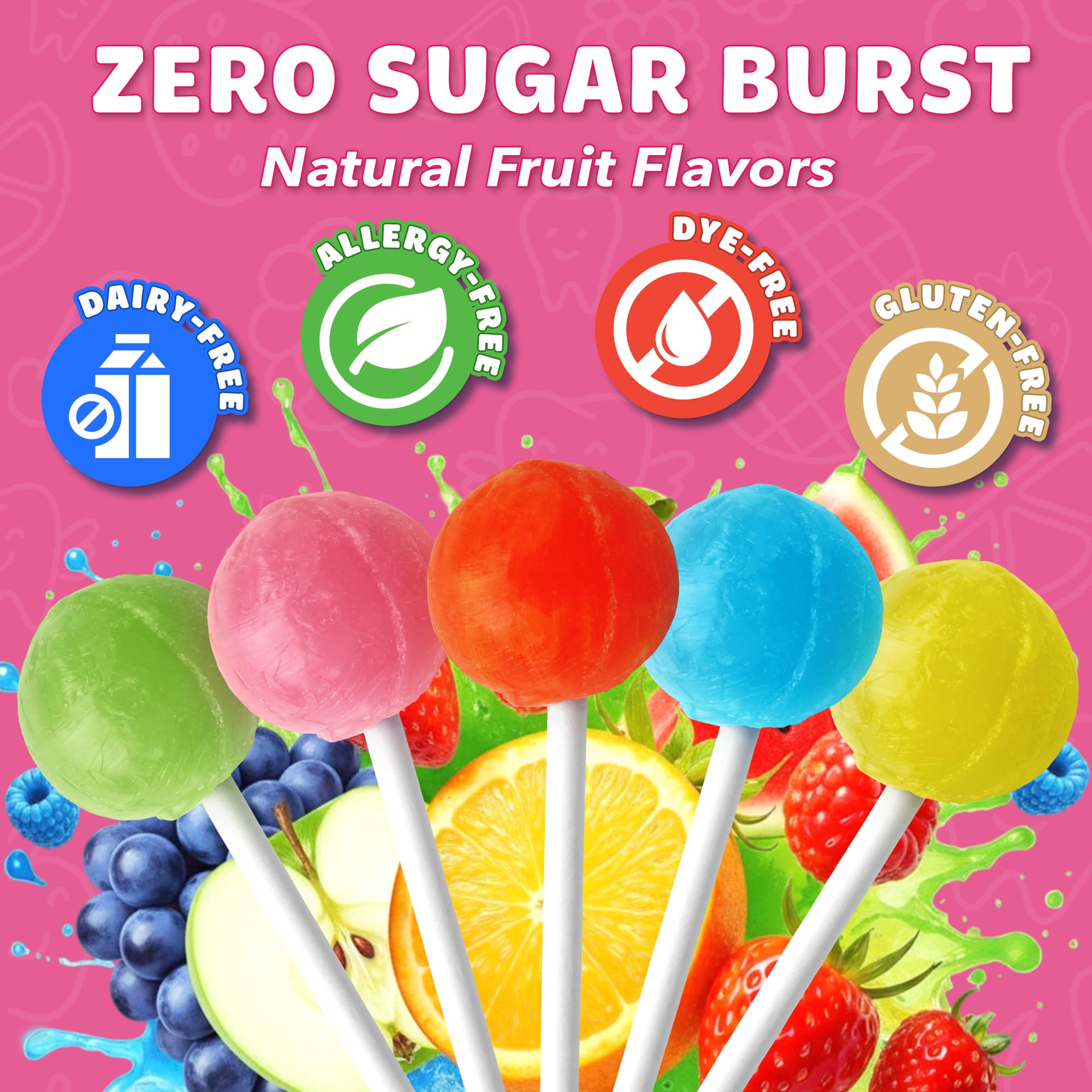 Zollipops GUM Popz 5.6oz Resealable Pouch - Enjoy a Burst of Flavor with Gum in a Convenient Resealable Pouch