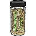 Spicely Organics Cardamom Pods Green Whole 1.20 Ounce Jar Certified Gluten Free