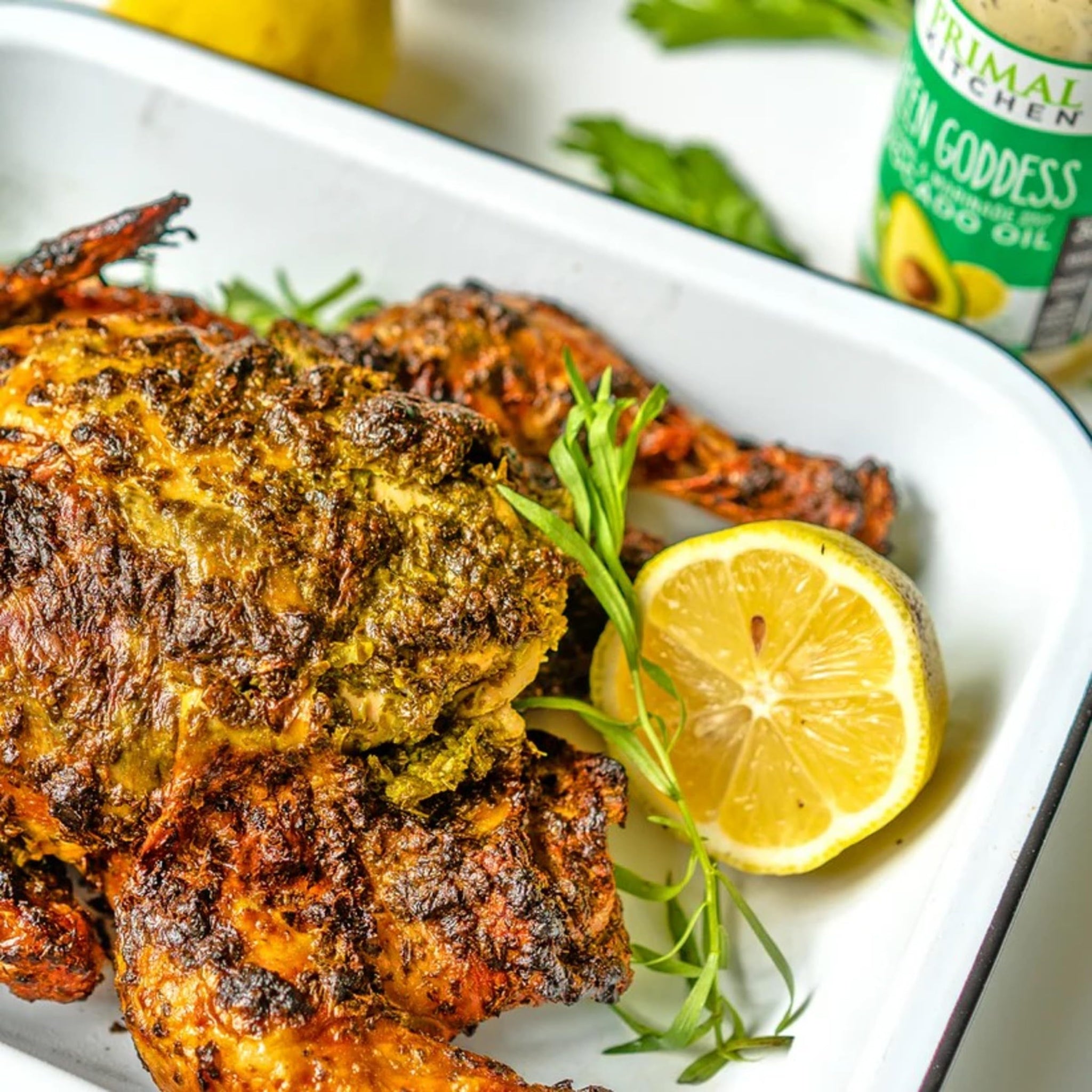 Primal Kitchen Green Goddess Salad Dressing & Marinade made with Avocado Oil, Whole30 Approved, Paleo Friendly, and Keto Certified, 8 Fluid Ounces