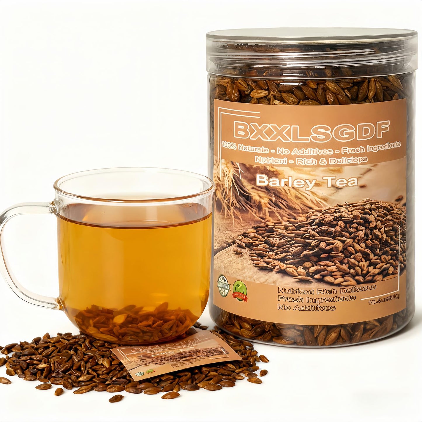 10.5 oz Roasted Barley Tea - Caffeine-Free, Sugar-Free | Nutty Korean-Style Grain Tea | 300 g