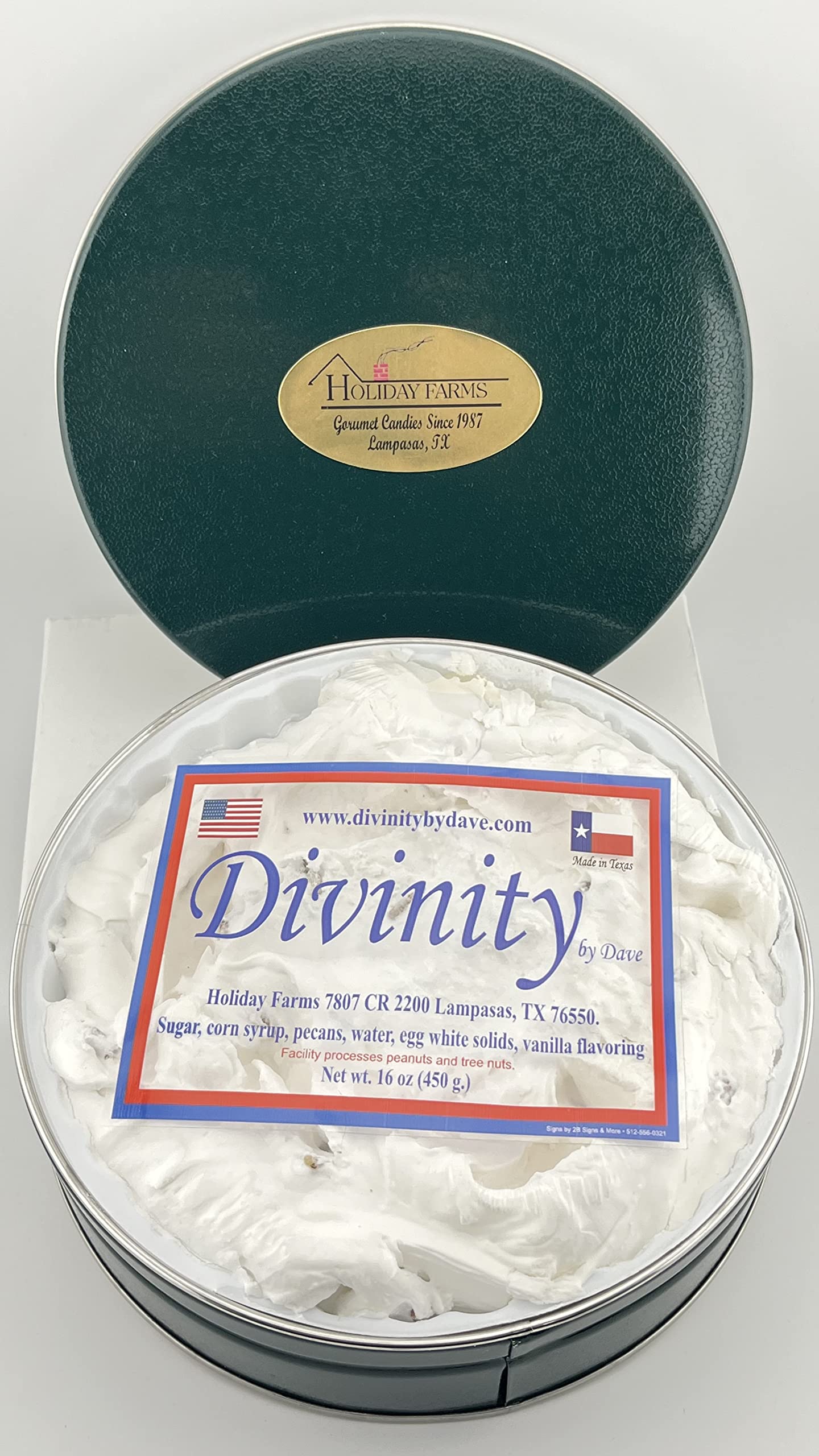 2.5 Pound Divinity Gift Tin (With Pecans)