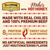 Tillamook Country Smoker 100% Premium Beef Smoked Sausage, Mike's Hot Honey, 9.25 Ounce, Real Hardwood Smoked Sausages, Low Carb, High Protein, Ready