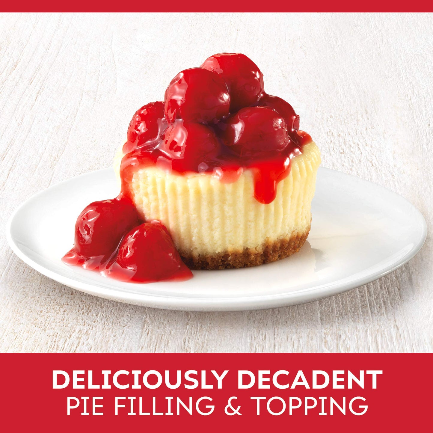 Duncan Hines Wilderness No Sugar Added Pie Filling and Topping, Cherry, 20 Ounce