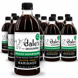 Steak Seasoning By Dale's, Reduced Sodium Blend, No Cholesterol | Delicious on All Meats, Fish | 16 oz Bottle (12 Pack) | No Long Marinating, Savory