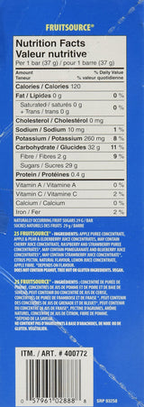 FRUITSOURCE 100 Percent Fruit Bar - Variety Pack of 30 X 37g Bars