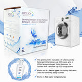 Excelsior HE Laundry Detergent Liquid Fragrance Free Concentrated 333 Loads 5 Liter With Natural Stain Remover, High Efficiency Washing Detergent