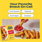 Feel Good Foods Gluten-Free Mozzarella Sticks with Crispy Breading | Frozen Appetizer 8oz