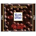 Ritter Sport, Dark Chocolate with Whole Hazelnuts (Pillow Pack), 3.5-Ounce Bars (Pack of 8)