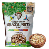 Snack The True Organic Broken Brazil Nuts 32 oz - Raw and Unsalted - Healthy-Rich in Vegetable Protein - Fresh, Vegan and Gluten Free - Forest Up