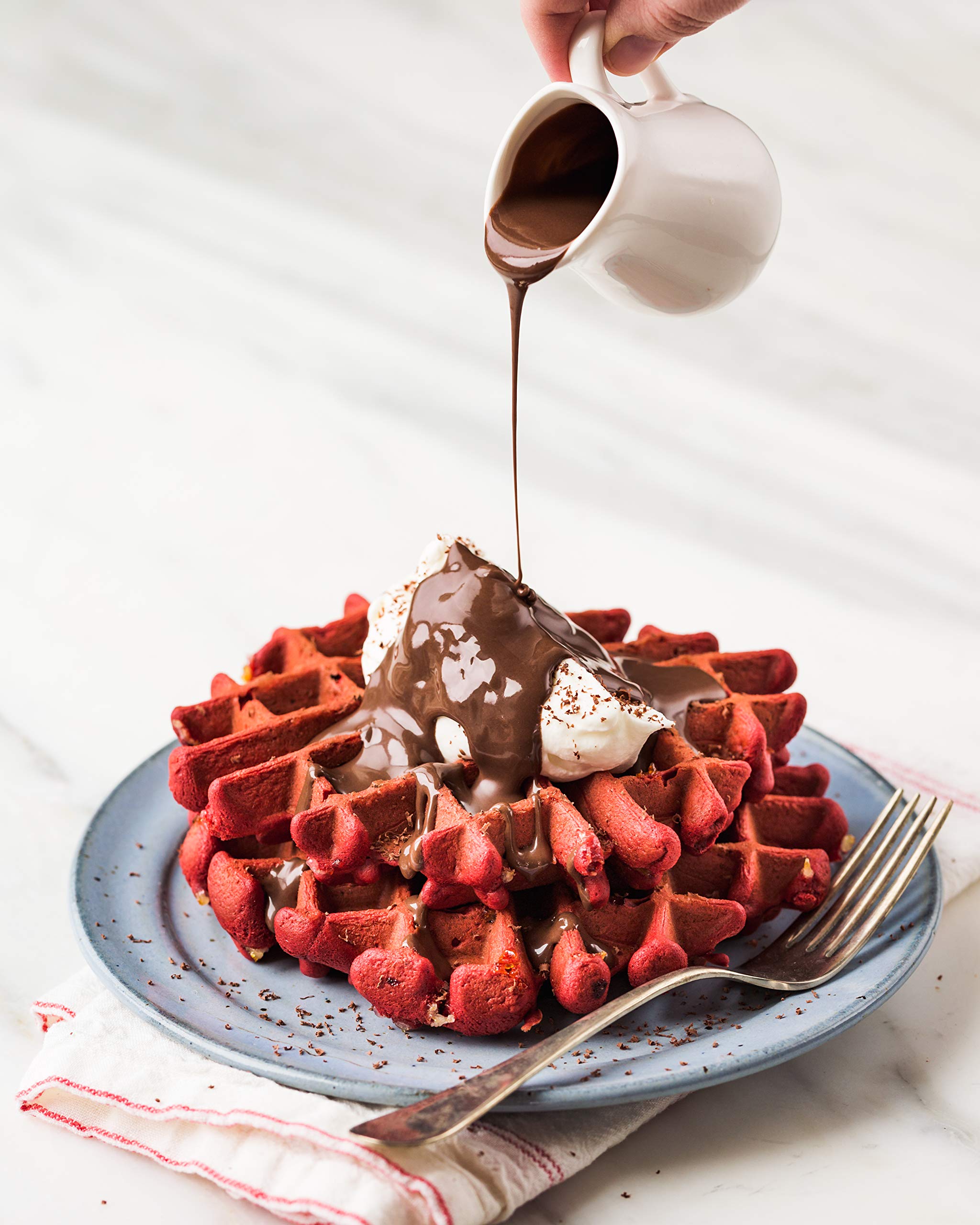 Lolly Waffle Red Velvet Waffle Mix, 2 Lbs. (32 ounces) Waffle Mix