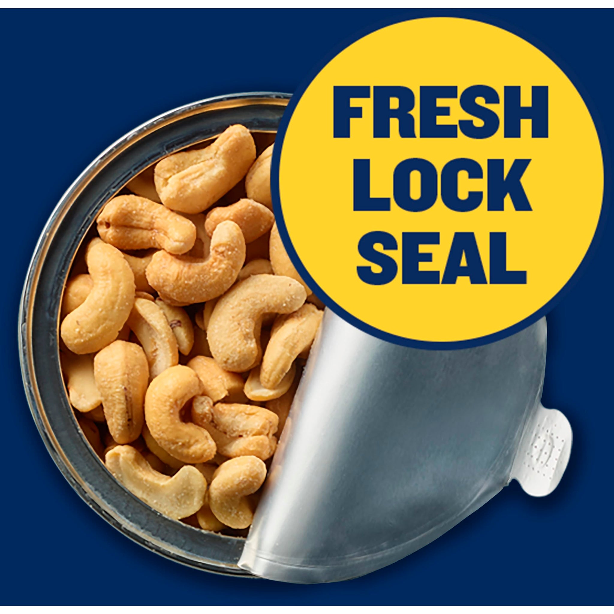 PLANTERS Deluxe Lightly Salted Cashews, Party Snacks, Plant-Based Protein, Quick Snack for Adults, After School Snack, Flavored with Sea Salt, Kosher