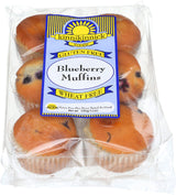Kinnikinnick Gluten Free Blueberry Muffins, 11 oz (frozen)