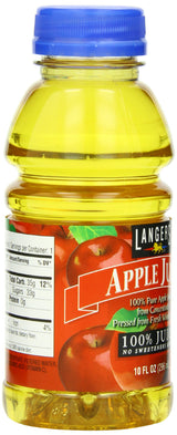 Langers 100% Juice, Apple, 10 Fl Oz (Pack of 12)