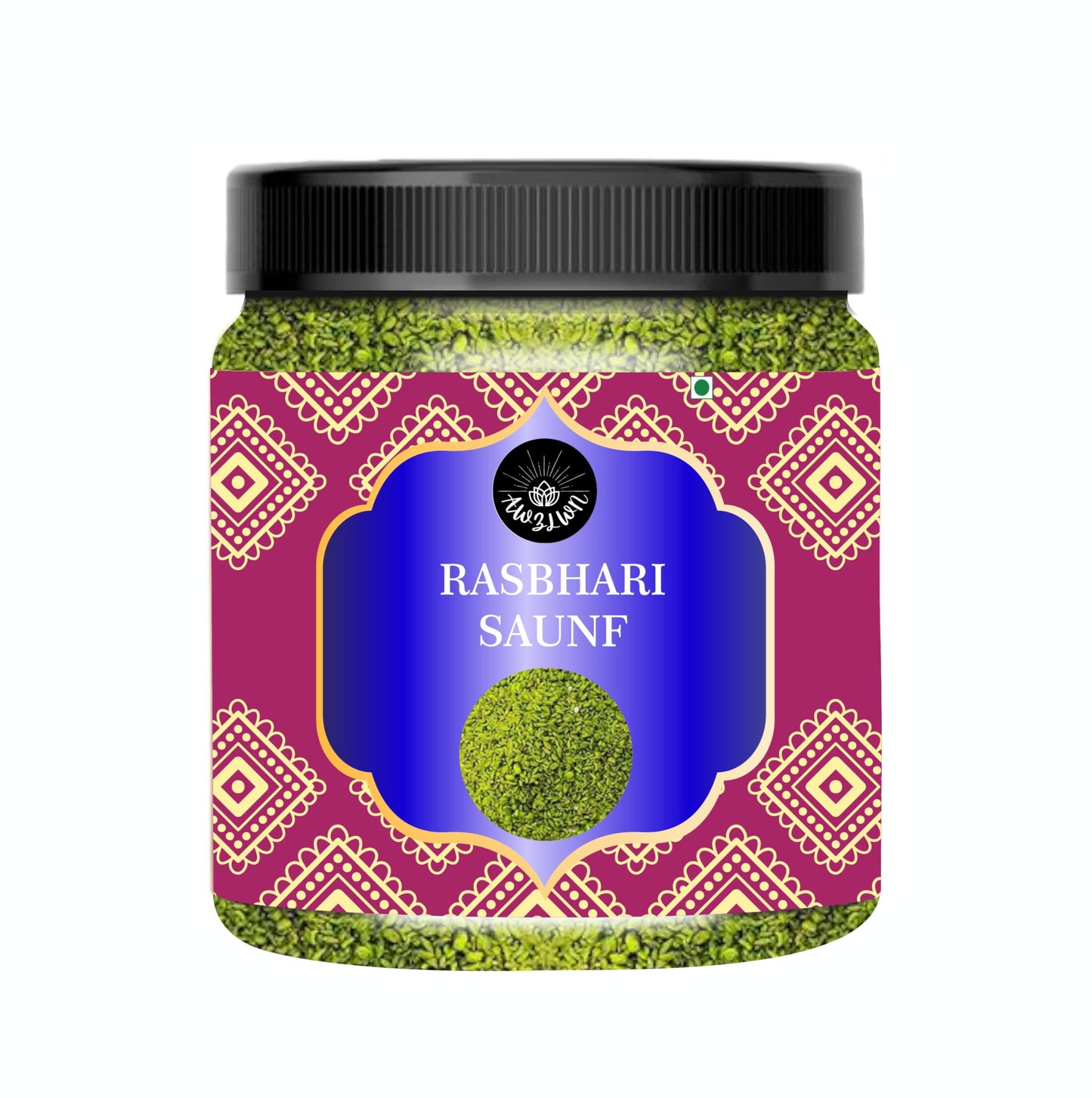 AWZLWN Natural Rasbhari Saunf 8.81 OZ (250 GM) | Set oF 1 | AWZLWN