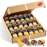Italian Cookies Gift Basket | Chocolate Covered Cookies | 15 Cookies Individually Wrapped | Fresh Bakery Cookies | Birthday Food Gifts | Gourmet