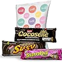 SAMBA CHOCOLATE - COCOSETTE - SUSY Venezuelan Food Cookies Wafers Rollers Chocolate Covered Hazelnut, Cookies Wafers Coconut Cream, Assorted Cookie