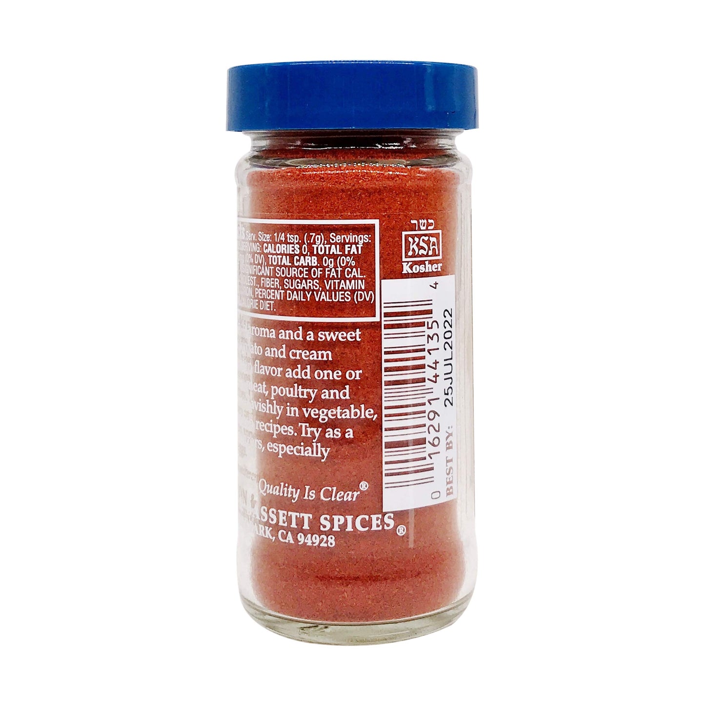 Morton & Bassett Paprika, 2 oz - Non-GMO, Salt-Free, Smoky and Sweet Spice for Roasts, Stews & Mexican Dishes