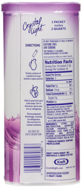 Crystal Light Concord Grape Drink Mix (Pack of 4)