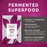 Wildly Organic Fermented Cacao Nibs 16 Oz, 1 lb Bag - Organic, Non-Alkalized, Minimally Processed, Raw, Non-GMO, Kosher, Vegan, Premium Rich Chocolate Flavor - Perfect in Smoothies, Yogurt, Oatmeal, Granola, Baking, Fruits, & Ice Cream