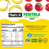 That’s it. Fruitola Fruit Granola - Banana, 16g Plant-Based Protein + 7g Fiber from Fruit Per Bowl, 100% Real Fruits, Only 4 Ingredients, Zero Added