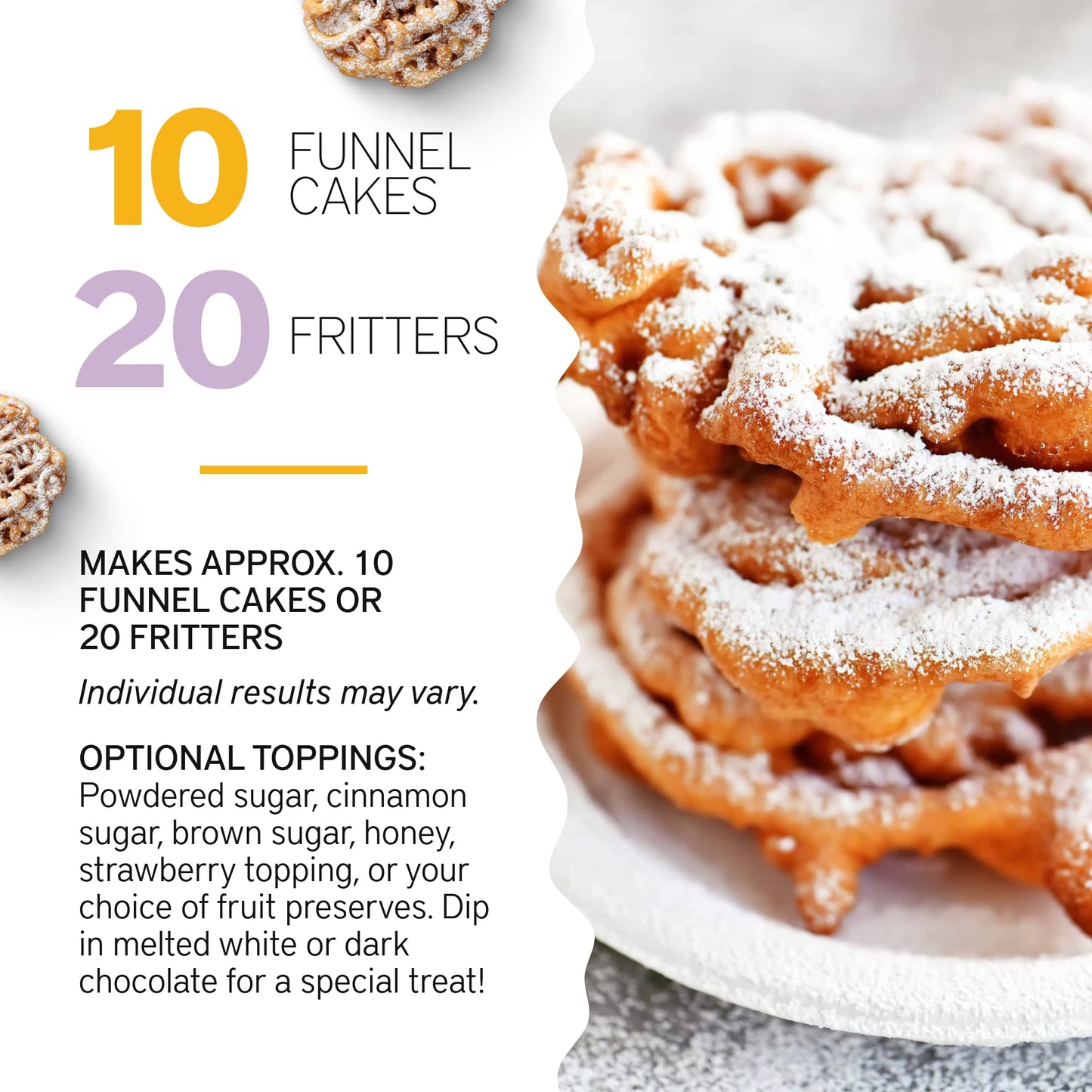 Southern Living Funnel Cake Mix, Boxed Cake Mix for Funnel Cake Fritters & Cakes, 13 oz.