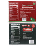 Christmas Candy Spoons, Mint Chocolate and Classic Peppermint Flavored Stirring Sticks, Hot Cocoa Bar Essentials, 24 Total Pieces (Set of 2)