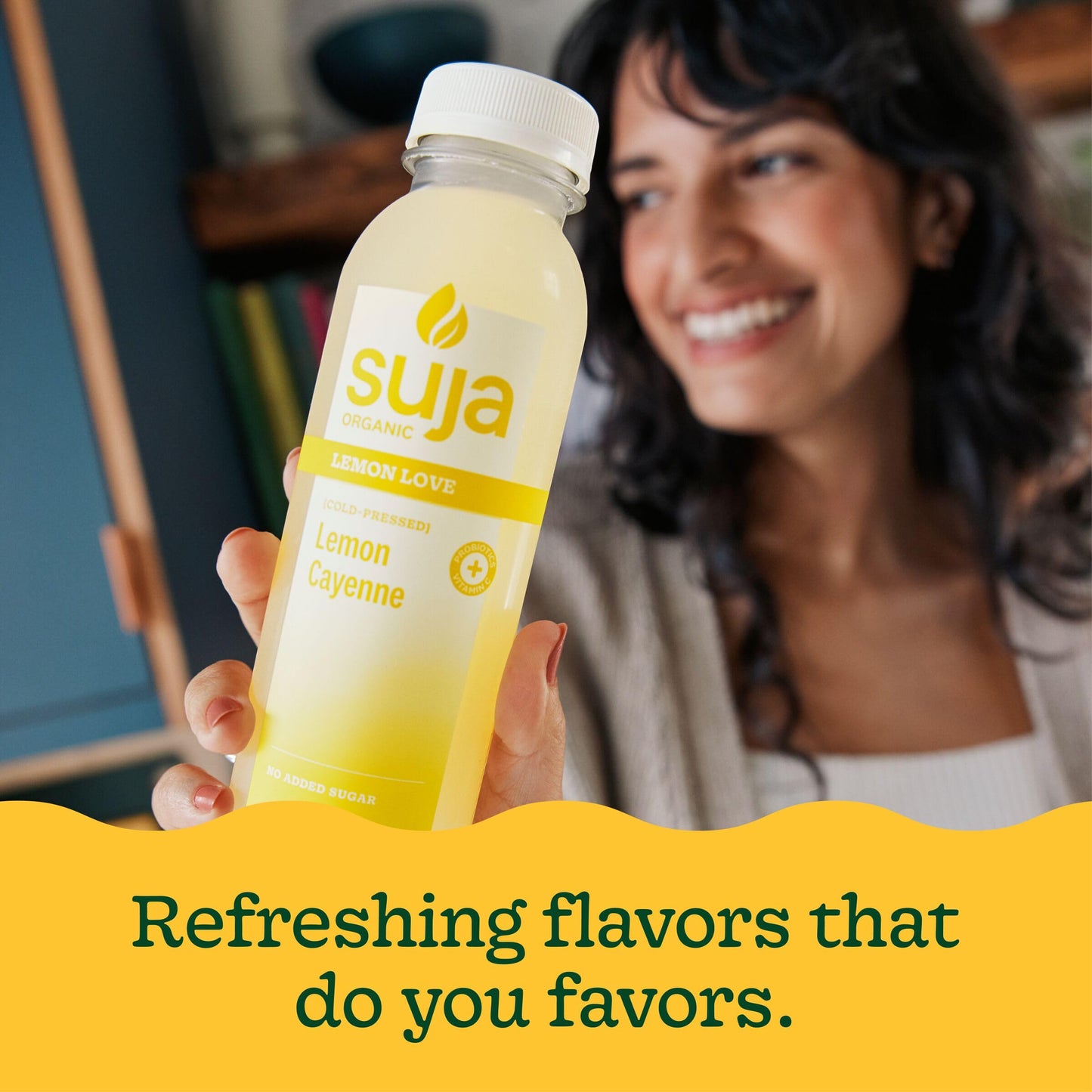 Suja Organic Cold-Pressed Lemon Love, Lemon Juice with No Additives, Excellent Source of Vitamin C for Immunity Support, Vegan, Plant-Based & USDA