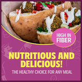 Manischewitz Mediterranean Falafel Ball Mix, 6.4oz | All Natural | Sugar Free | Good Source of Protein | Wholesome & Nutritious