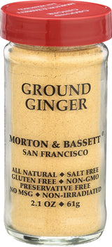 Morton & Bassett Ground Ginger, 2.1-Ounce Jars (Pack of 3)