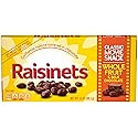 Raisinets, Milk Chocolate Covered California Raisins, Movie Theater Candy Box, 3.1 oz each, Bulk 15 Pack