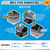 ACTIVE Mold Stain Remover Gel Cleaner Heavy Duty Stain Cleaner for Front Loader Washing Machine Seal, Bathroom Grout, Shower, Caulk - Front Load