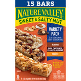Nature Valley Sweet and Salty Nut Granola Bars, Variety Pack, 15 Bars, 18 oz