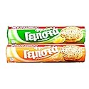 Papadopoulos Sandwich Cookies 2 Pack, with 1 Orange and 1 Lemon Citrus Combo. Packed by Cape Moda with minimum 2 layers of bubble wrap for safe