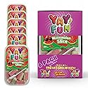 Halal Sour Gummy Watermelon Slices | 6 Pack Bundle (6x7 oz Tubs) | Chewy Sugar-Coated Watermelon Slice Gummy Candy | Resealable Tubs in Bulk