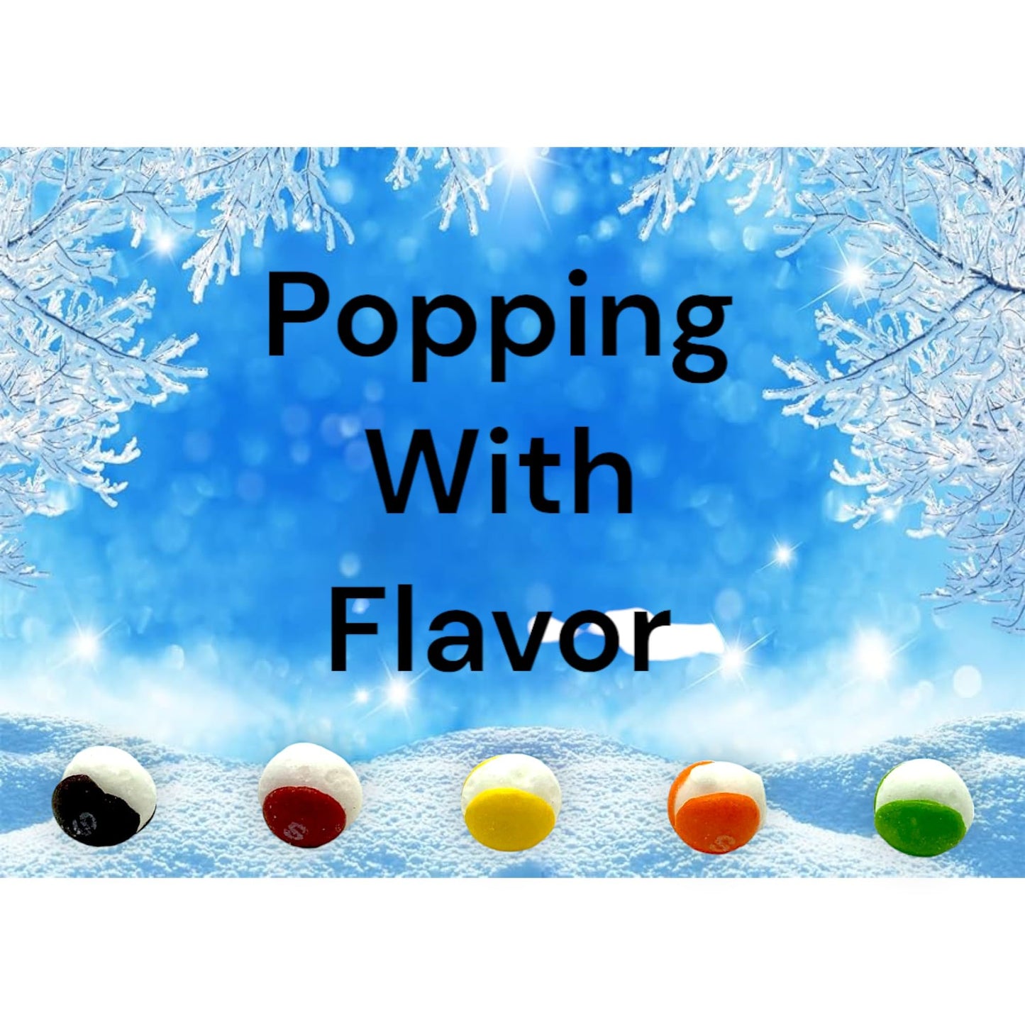 Klub Bulk Premium Freeze Dried Candy Crunchy Comets-2.5 lb Fruity Crispy Crunch Candy Popping into a Unique Shape Bursting With Flavors.Delicious
