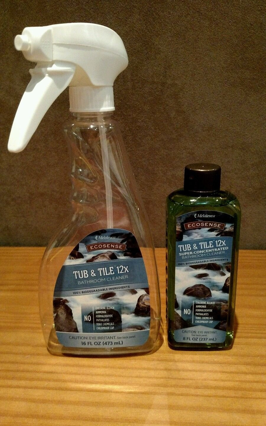 Melaleuca Ecosense Tub & Tile 12X Concentrated Bathroom Cleaner 8 oz, spray bottle